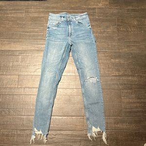 H&M hi rise skinny jeans